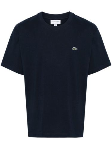 T-shirt en coton à patch logo - Lacoste - Modalova