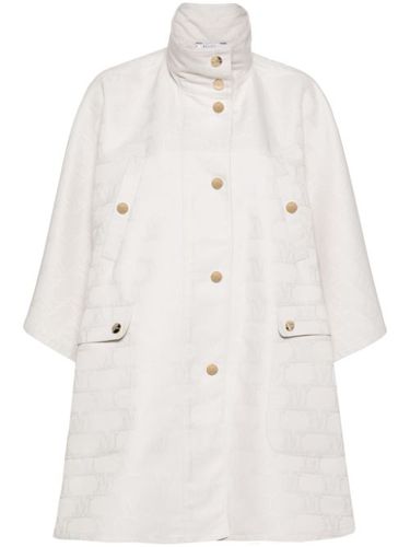 Cape à motif monogrammé en jacquard - Max Mara - Modalova