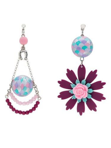 Boucles d'oreilles à fleurs - Amir Slama - Modalova