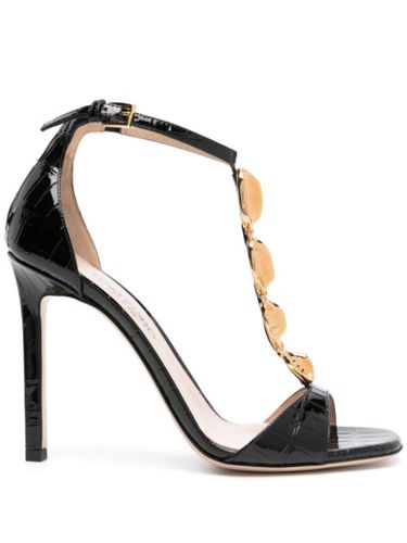 Sandales Chain T-Strap à effet peau de crocodile - TOM FORD - Modalova