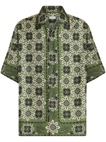 Chemise en soie à fleurs - ETRO - Modalova