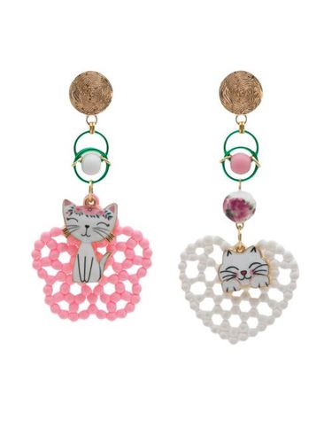 Boucles d'oreilles pendantes à breloque - Amir Slama - Modalova