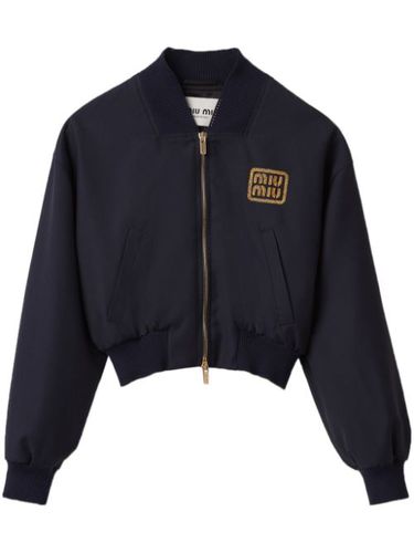 Miu Miu veste bomber Batavia - Bleu - Miu Miu - Modalova