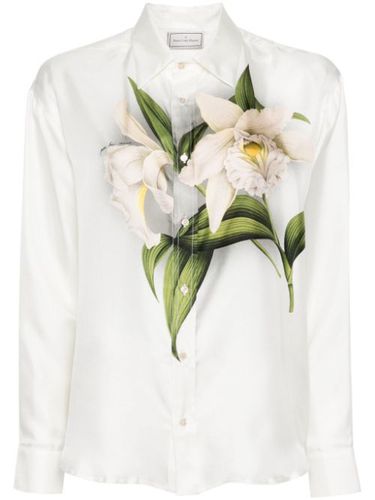 Chemise en soie Aloe à fleurs - Pierre-Louis Mascia - Modalova