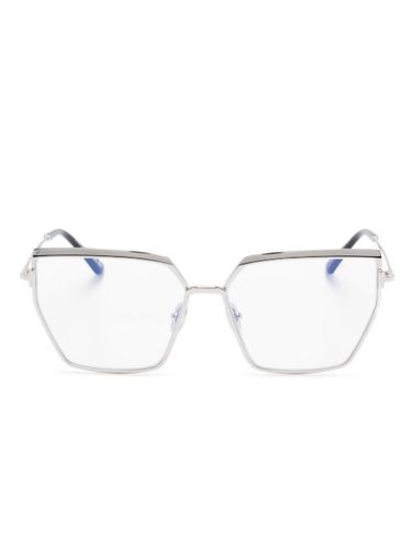 Lunettes de vue à monture géométrique - TOM FORD Eyewear - Modalova