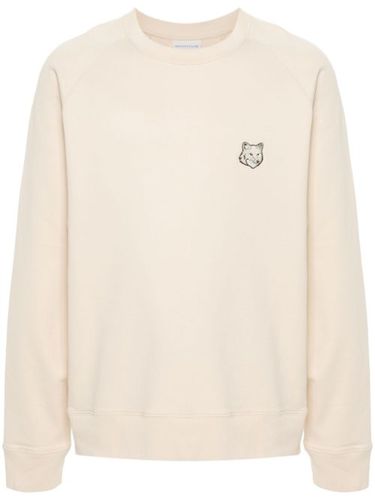 Sweat Fox Head à patch logo - Maison Kitsuné - Modalova