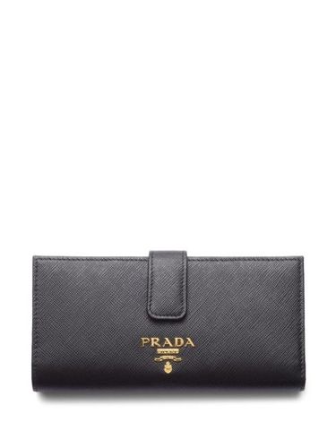 Grand portefeuille en cuir en cuir Saffiano - Prada - Modalova