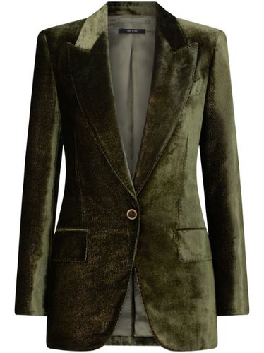 Blazer en velours à simple boutonnage - TOM FORD - Modalova