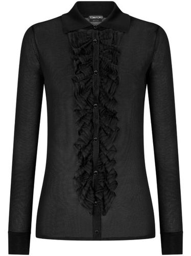 Chemise volantée à manches longues - TOM FORD - Modalova