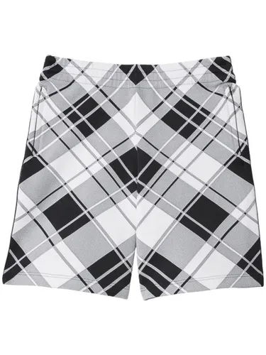 Burberry short à carreaux - Gris - Burberry - Modalova