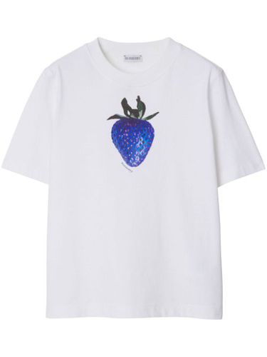 T-shirt en coton à imprimé graphique - Burberry - Modalova