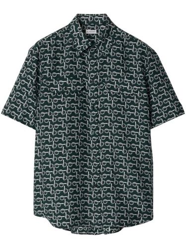 Chemise imprimée en soie - Burberry - Modalova