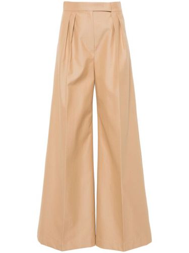 Pantalon palazzo à détails plissés - Max Mara - Modalova