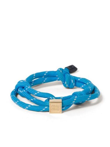 Bracelet à breloque logo - Miu Miu - Modalova