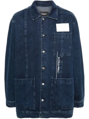 Veste en jean à logo imprimé - A-COLD-WALL* - Modalova