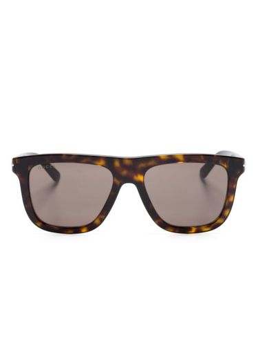 Lunettes de soleil à monture d'inspiration wayfarer - Gucci Eyewear - Modalova