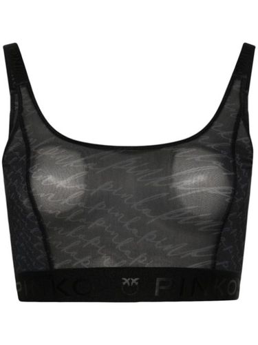 Brassière de sport transparente Bookmark - PINKO - Modalova