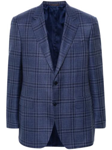 Canali blazer à carreaux - Bleu - Canali - Modalova