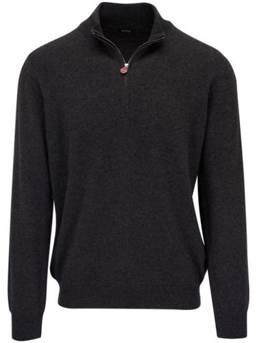 Pull en maille à fermeture zippée - Kiton - Modalova