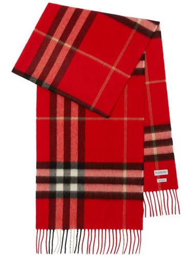 Écharpe en cachemire à carreaux - Burberry - Modalova