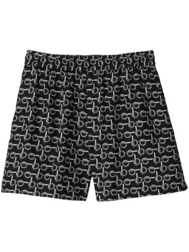 Burberry short à imprimé B - Noir - Burberry - Modalova