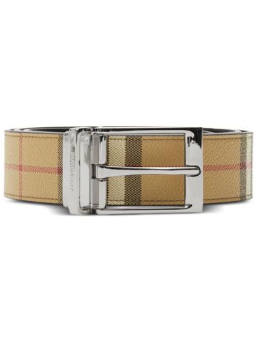 Ceinture réversible à carreaux - Burberry - Modalova