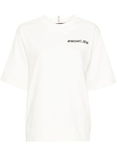 T-shirt en coton à logo embossé - Moncler Grenoble - Modalova