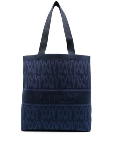 Sac cabas à motif monogrammé en jacquard - Moncler - Modalova