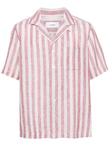 Chemise rayée en lin - Lardini - Modalova
