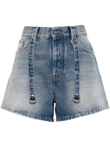 Short en jean à effet délavé - Off-White - Modalova