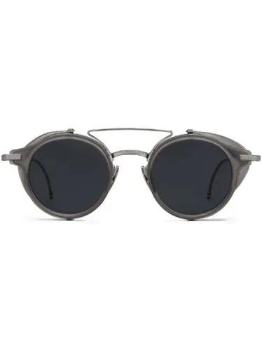 Lunettes de soleil à monture ronde - Thom Browne Eyewear - Modalova