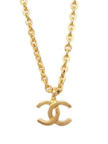 Collier à pendentif logo CC (1982) - CHANEL Pre-Owned - Modalova