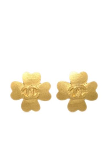 Boucles d'oreilles Clover (1995) - CHANEL Pre-Owned - Modalova