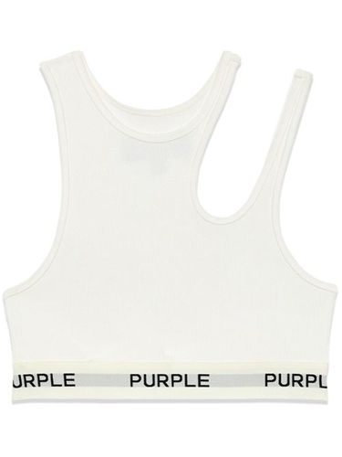 Haut crop à découpes - Purple Brand - Modalova