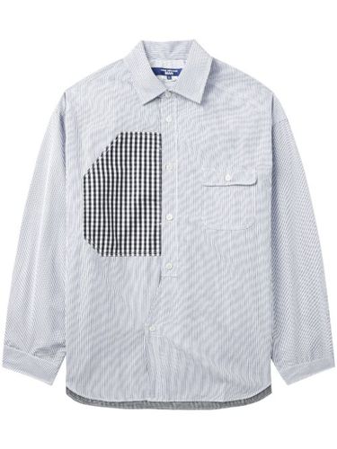 Chemise en coton à empiècements contrastants - Junya Watanabe MAN - Modalova