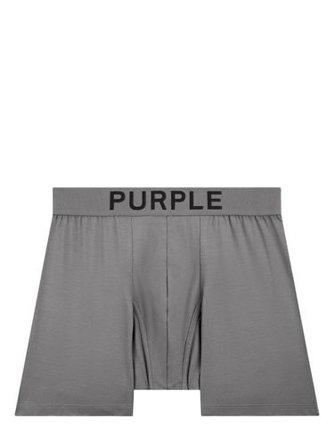 Boxer en coton à logo imprimé - Purple Brand - Modalova