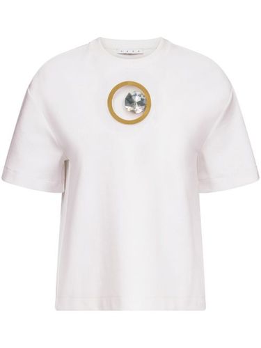 T-shirt à ornements en cristal - AREA - Modalova