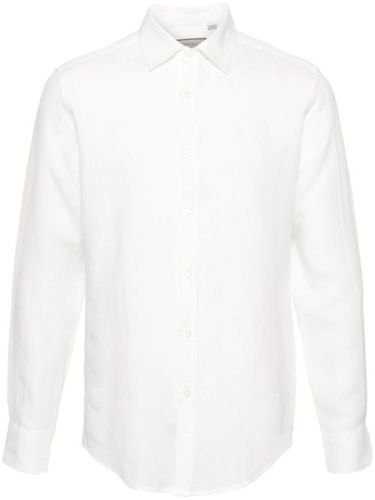 Chemise en lin à col classique - Canali - Modalova