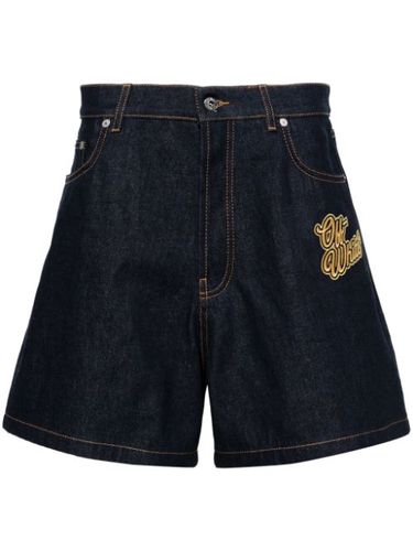 Short en jean à patch logo - Off-White - Modalova