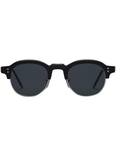 Lunettes de soleil à monture ovale - Thom Browne Eyewear - Modalova