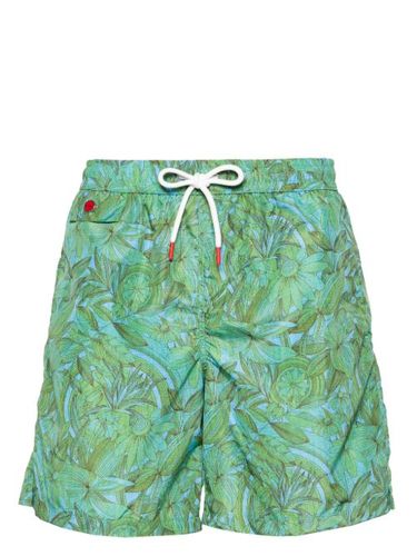 Short de bain à logo brodé - Kiton - Modalova