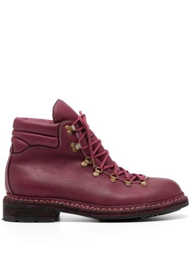 Bottines en cuir à lacets - Guidi - Modalova