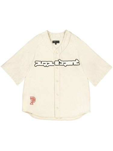 Chemise en coton à logo imprimé - Purple Brand - Modalova