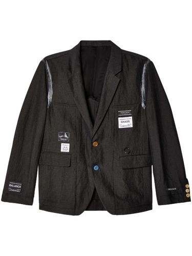 Veste en lin mélangé à logo appliqué - Undercover - Modalova