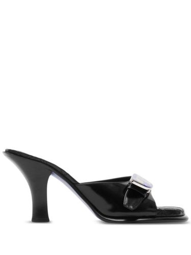 Burberry mules en cuir - Noir - Burberry - Modalova