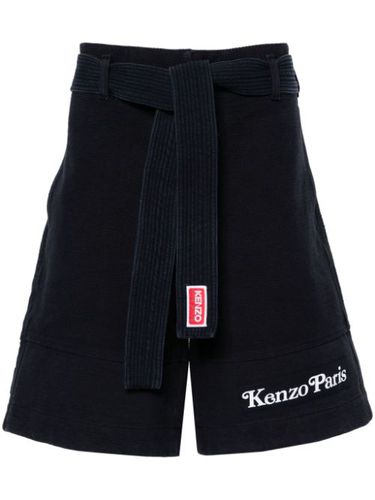 Short en coton à patch logo - Kenzo - Modalova