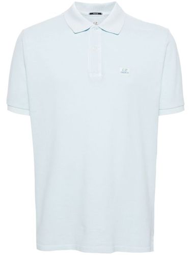 Polo en coton à logo brodé - C.P. Company - Modalova