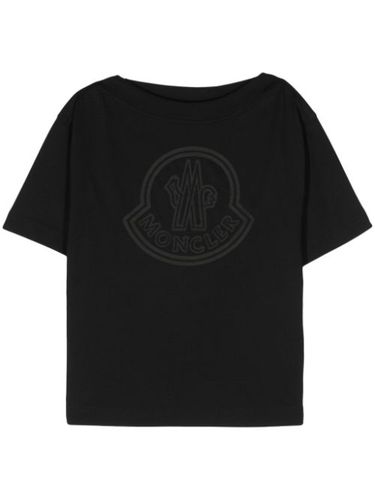 T-shirt en coton à patch logo - Moncler - Modalova