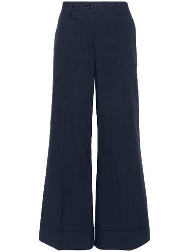 Pantalon palazzo en popeline - P.A.R.O.S.H. - Modalova