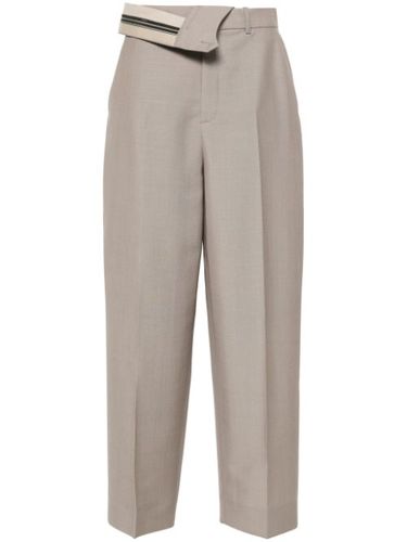 Pantalon droit à plis marqués - FENDI - Modalova